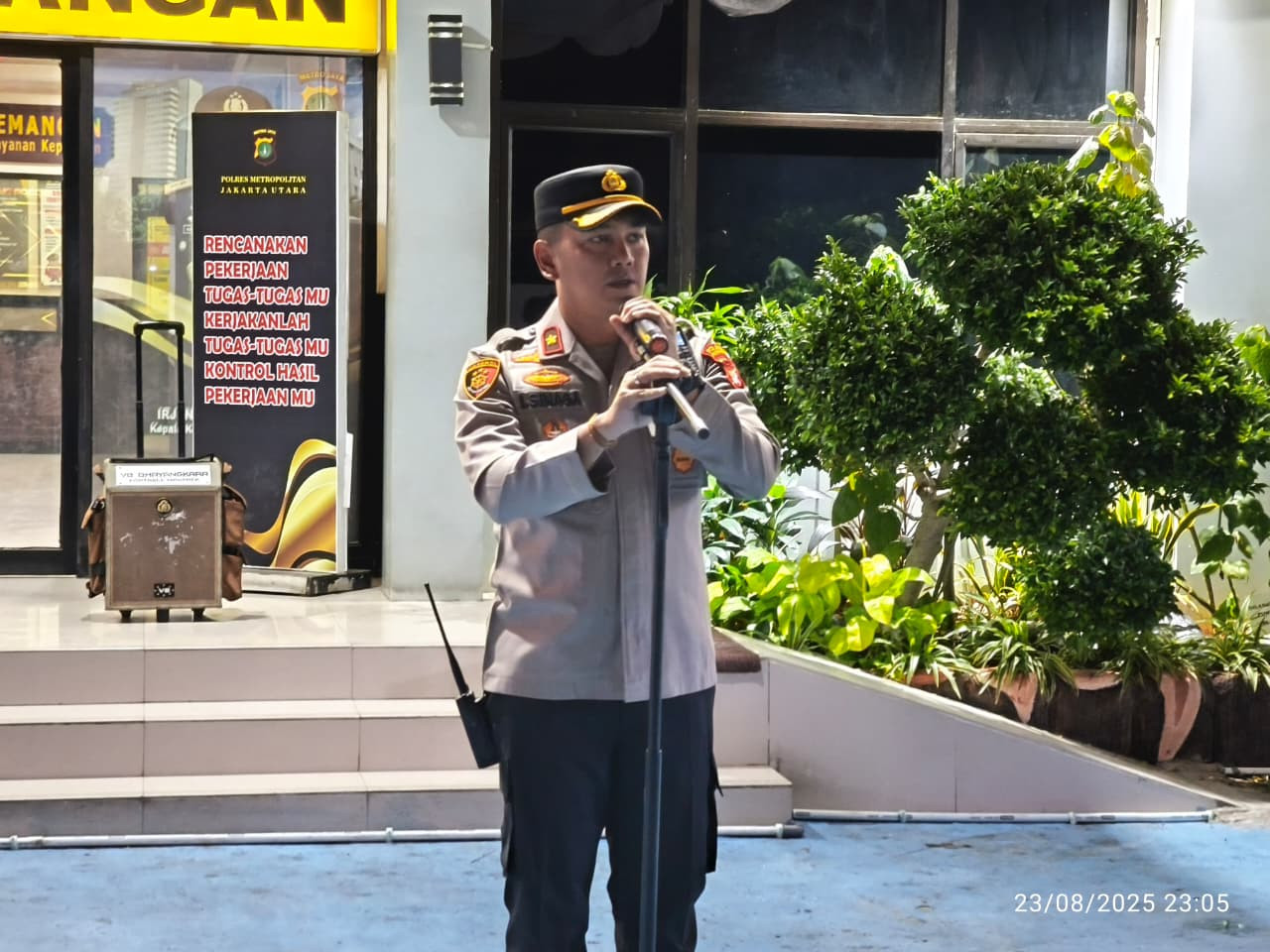 Kapolsek Pademangan Pimpin Apel KRYD, Perkuat Sinergi Tiga Pilar Cegah Gangguan Kamtibmas