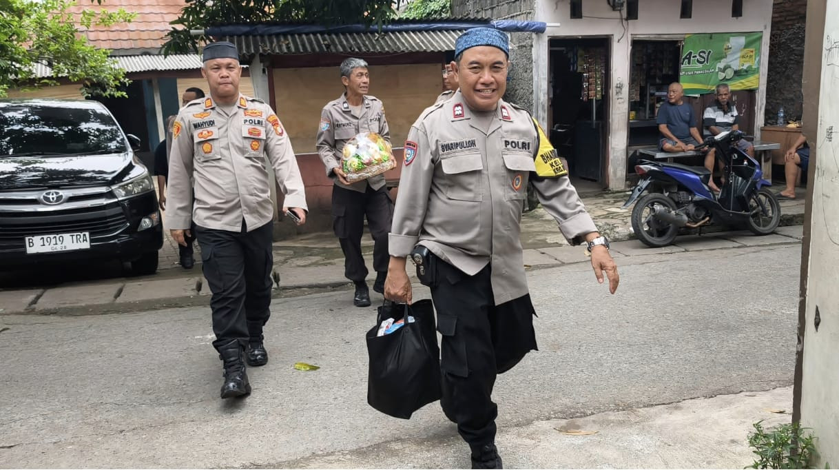 Perkuat Sinergi Jelang Ramadhan, Kapolsek Bekasi Barat Silaturahmi ke Ketua MUB Kranji