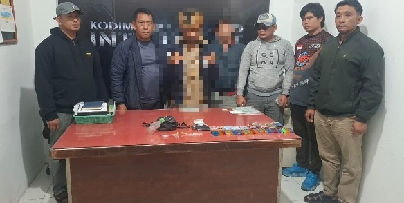 Kodim 0205/TK Gagalkan Peredaran Sabu di Karo, Pelaku Mengaku Sudah Beraksi Dua Bulan