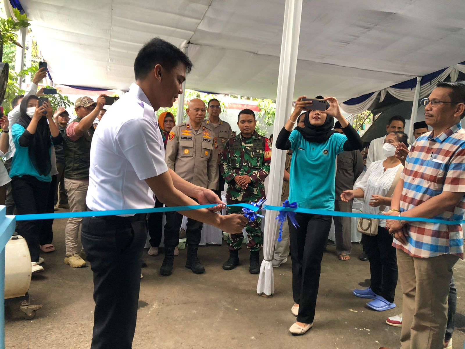 Polsek dan Koramil Pondok Gede Komitmen Kawal Program MBG, Syukuran Dapur SPPG Jatimelati 2 Resmi Dibuka
