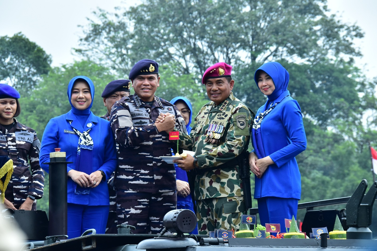 Panglima Kolinlamil Hadiri Tasyakuran Restrukturisasi Korps Marinir dan 14 Koderal TNI AL