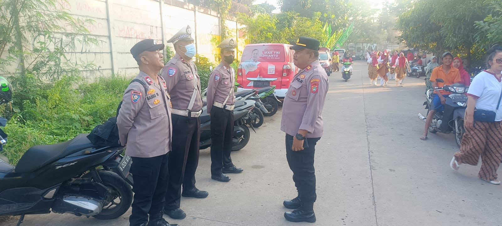 Semarak HUT RI ke-80, Warga Medan Satria Antusias Ikuti Gerak Jalan Santai
