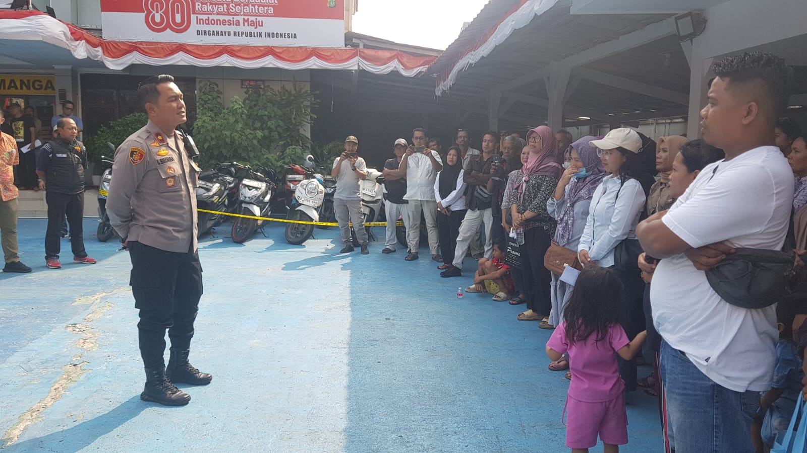 Polsek Pademangan Gelar Penyisiran Antisipasi Tawuran Pelajar, Libatkan Orang Tua dan Guru