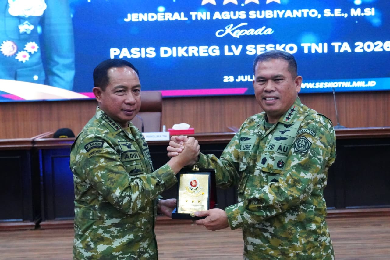 Panglima TNI Berikan Pembekalan kepada Pasis Dikreg LV Sesko TNI