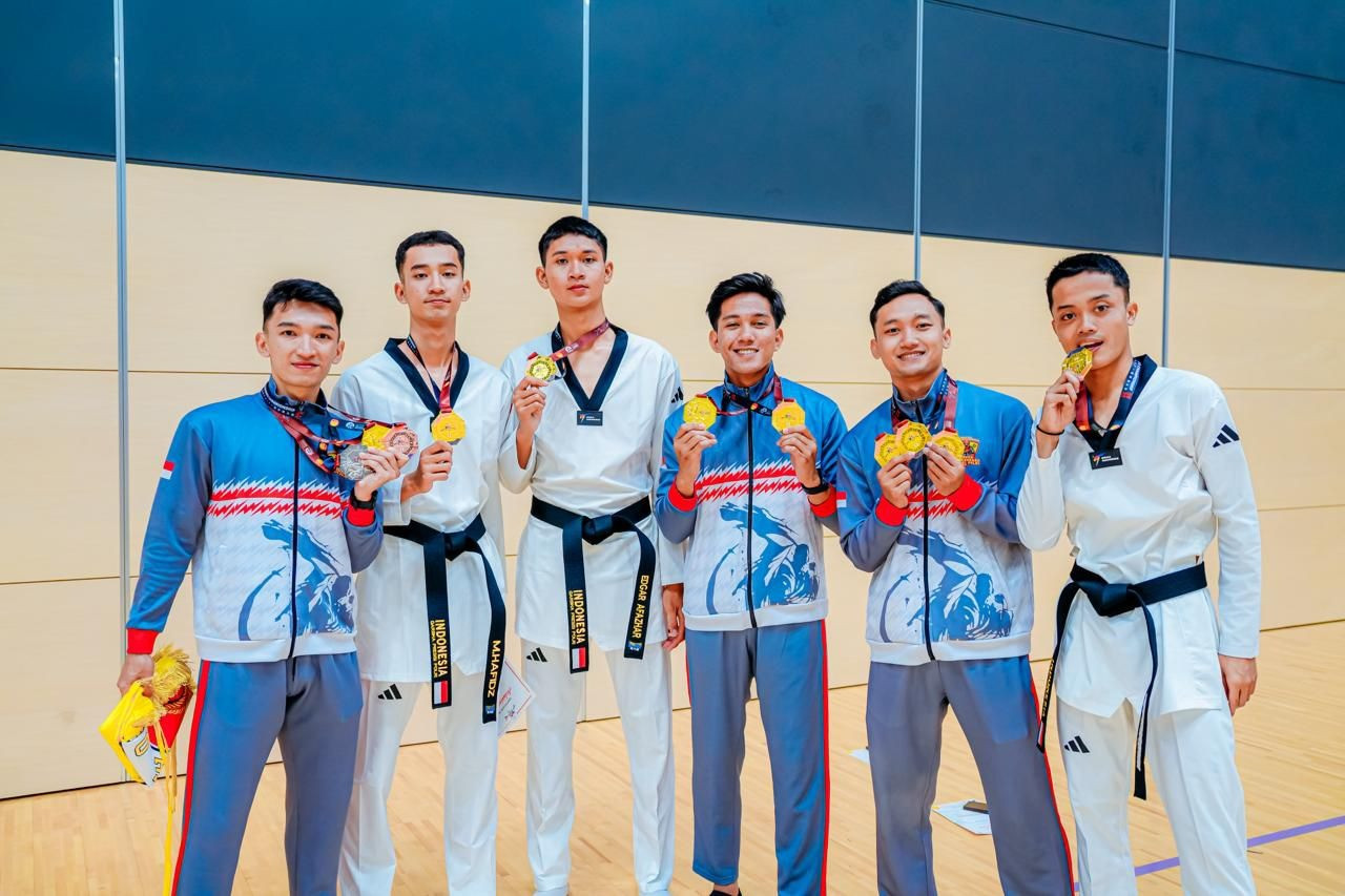 Polri Ukir Prestasi Dunia, Tim Taekwondo Garbha Presisi Juara Umum di Jepang