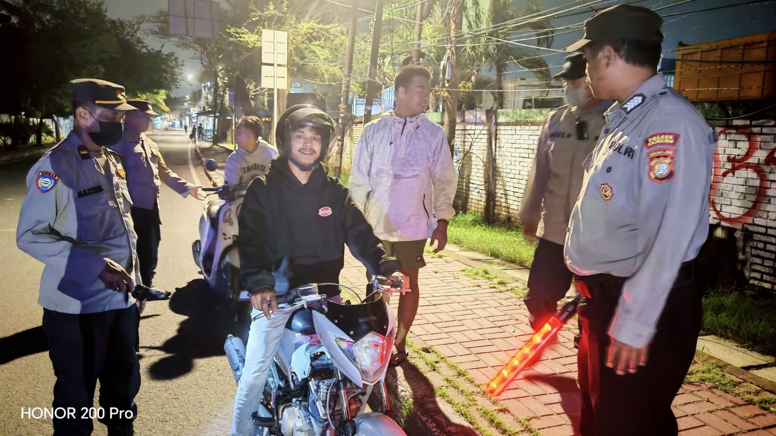 Patroli KRYD dan Razia Stasioner, Polsek Cilincing Perketat Pengawasan Titik Rawan Tawuran dan Begal