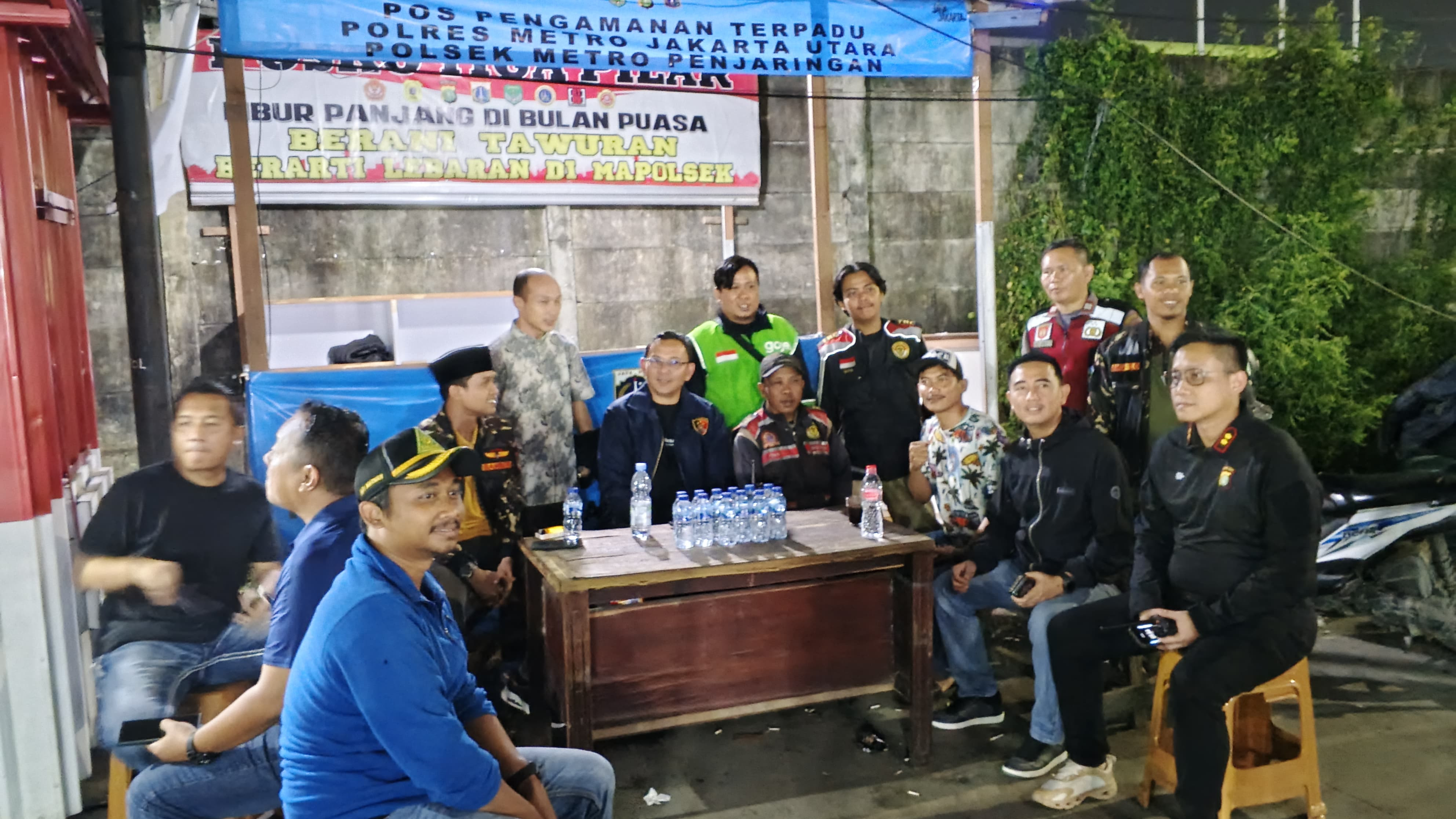 Kapolres Metro Jakarta Utara Sidak Pos Pantau Penjaringan Dini Hari, Pastikan Personel Siaga Jaga Kamtibmas