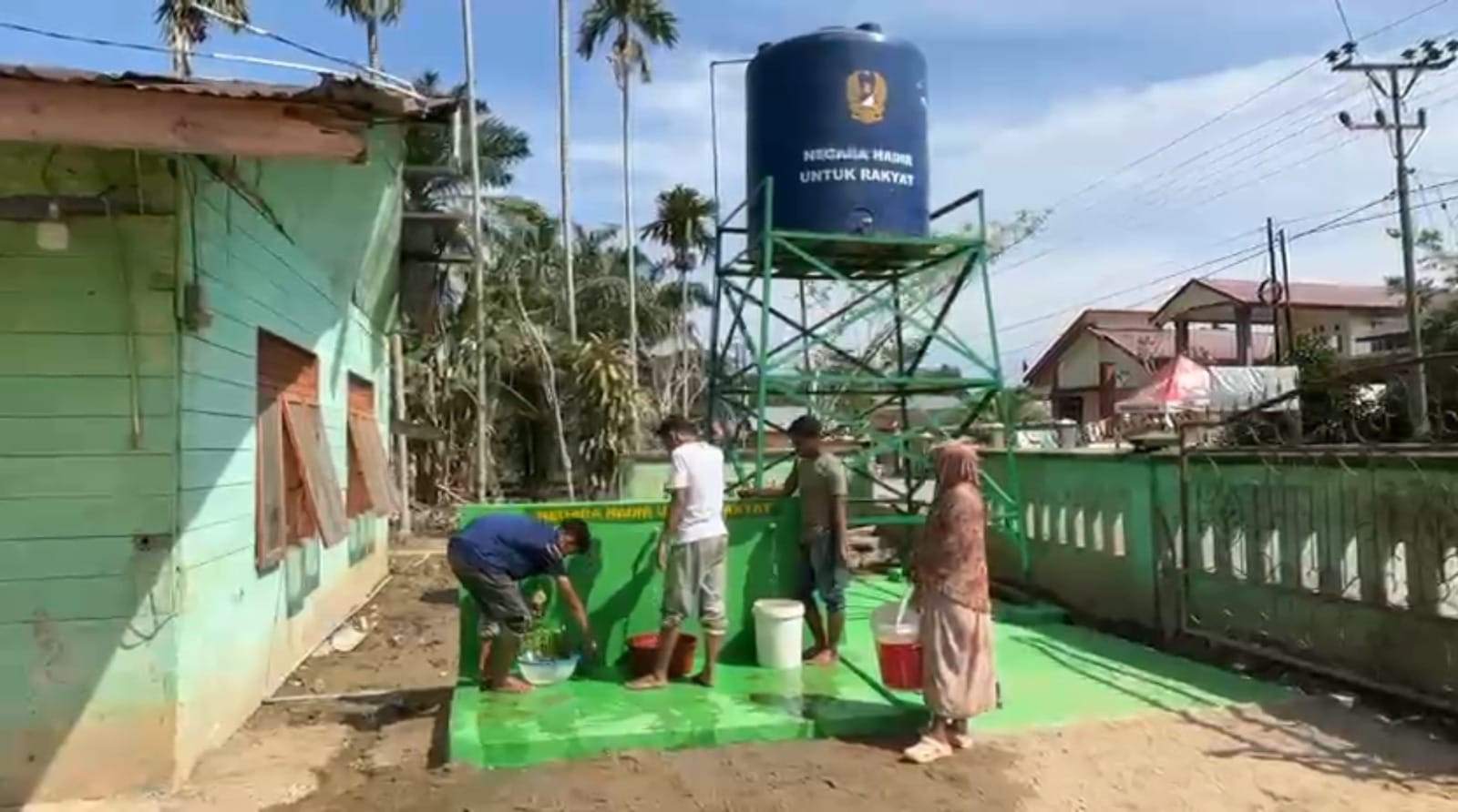 Air Kini Mengucur di Berbagai Titik di Aceh Tamiang Berkat Sumur Bor Dibangun TNI AD