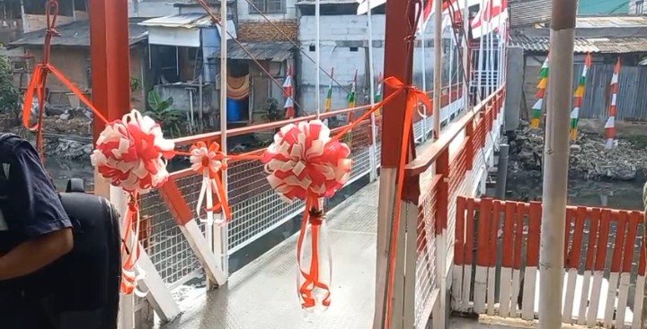 Jembatan Garuda Diresmikan Pangdam Jaya, Wujud Sinergi TNI, Polri dan Pemerintah untuk Warga Pademangan