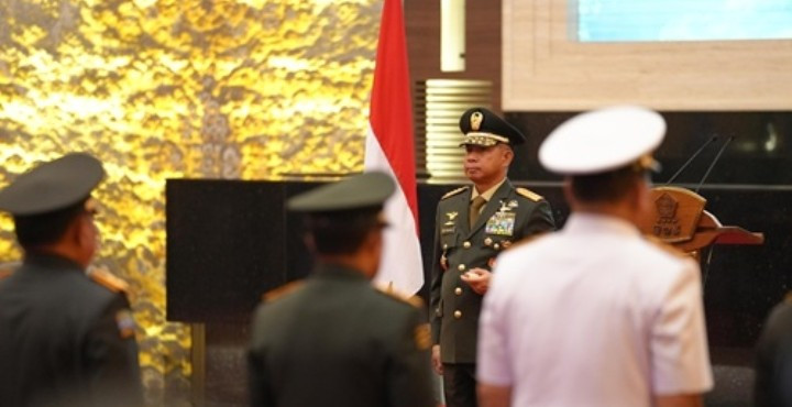 Panglima TNI Pimpin Upacara Peresmian, Likuidasi Satuan, Sertijab dan Laporan Korps Kenaikan Pangkat Pati TNI