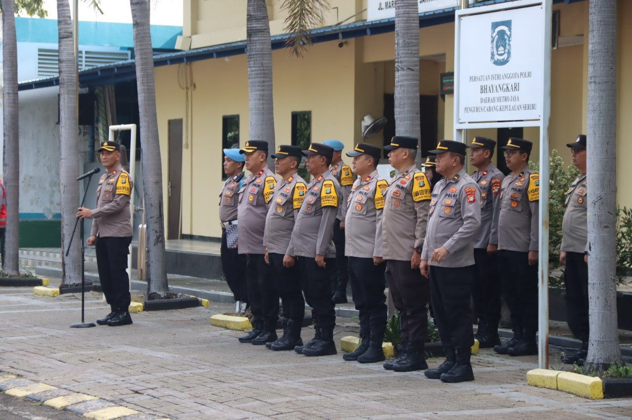 Wakapolres Kepulauan Seribu Sosialisasikan SP4N Lapor dan WBS, Dorong Budaya Laporan yang Transparan di Internal Polri