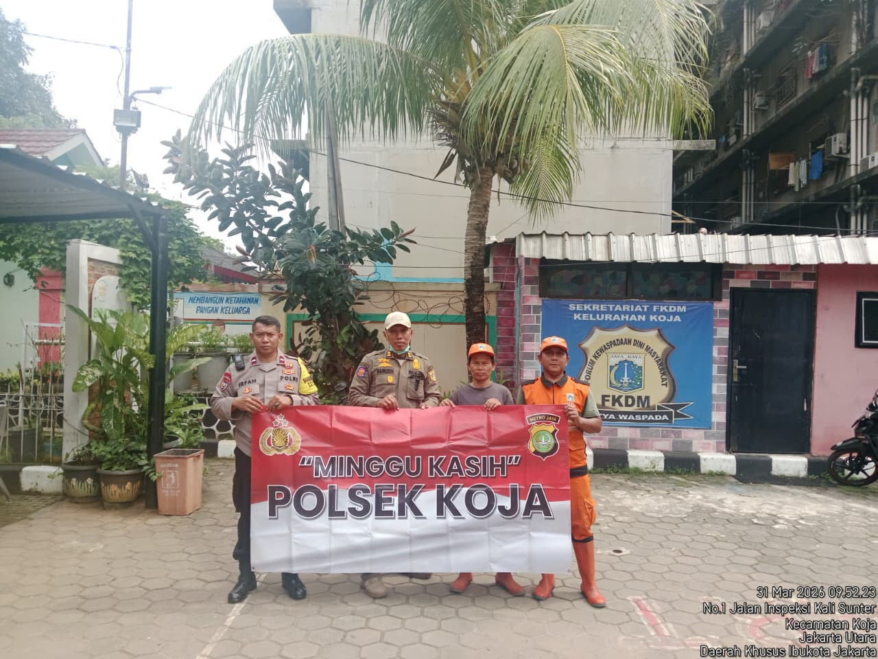 Bhabinkamtibmas Koja Gelar Program “Minggu Kasih”, Serap Aspirasi Warga dan Perkuat Kamtibmas