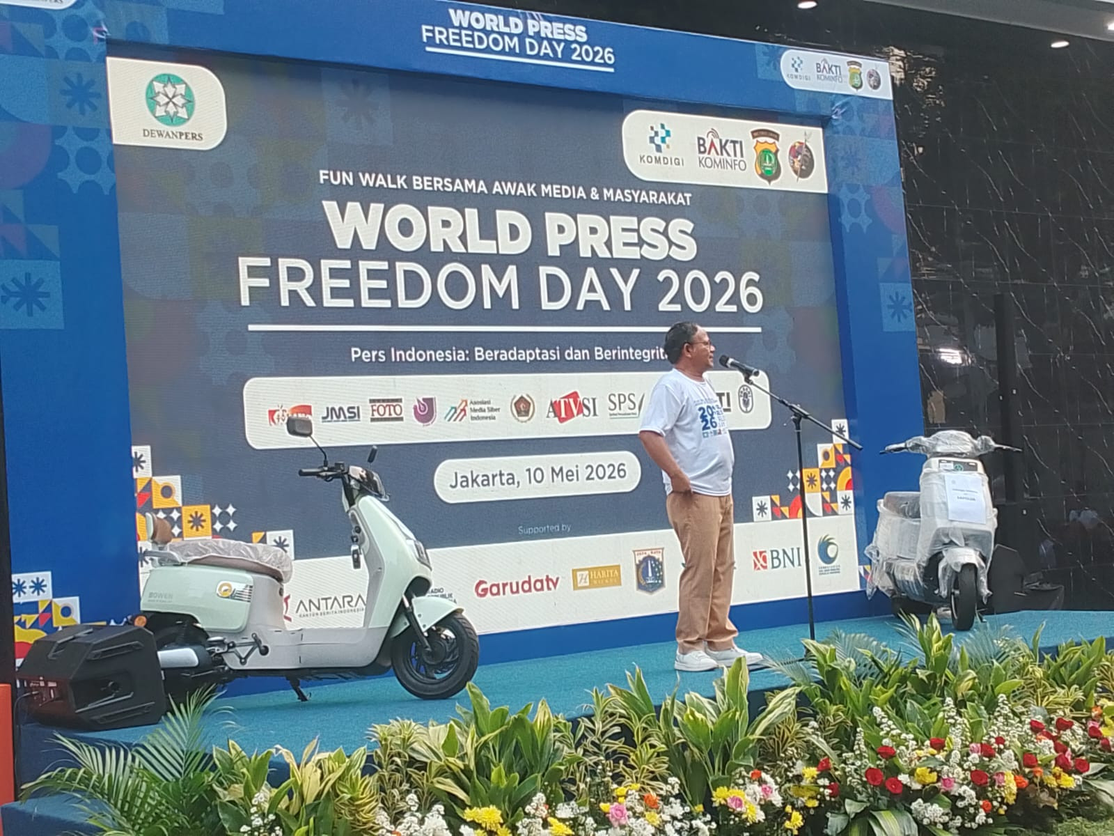 Ratusan Insan Pers Ikuti Fun Walk Dewan Pers, Teguhkan Komitmen Jurnalisme Berintegritas