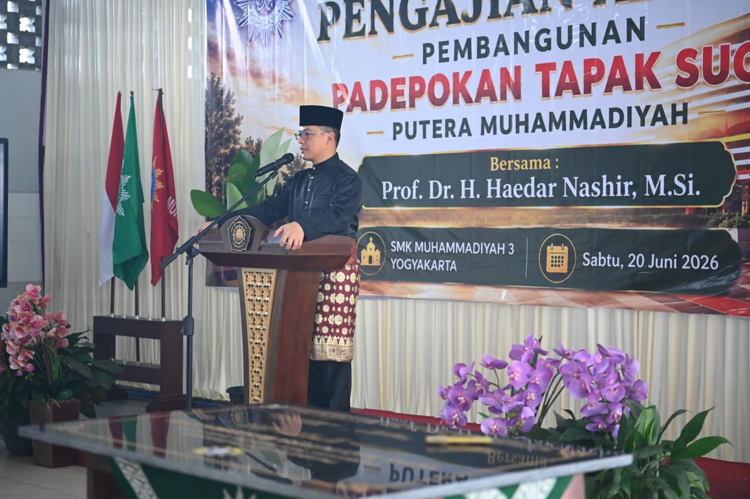 Ketum IPSI Sugiono Hadiri Pengajian Akbar Pembangunan Padepokan Tapak Suci di Jogja