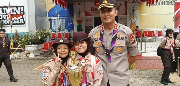 Meriah! Upacara HUT Pramuka ke-64 di Penjaringan Warnai Semangat Kebersamaan