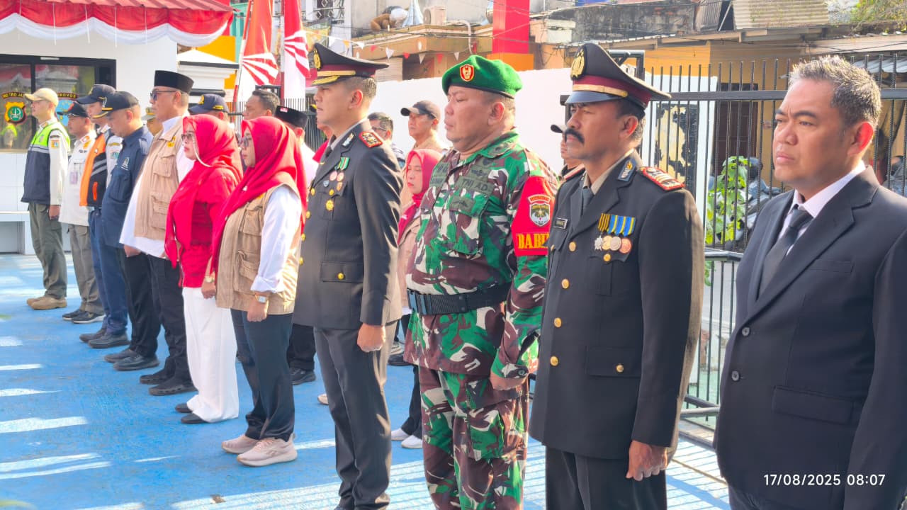Polsek Pademangan Gelar Upacara HUT Kemerdekaan RI ke-80, Momentum Perkuat Persatuan