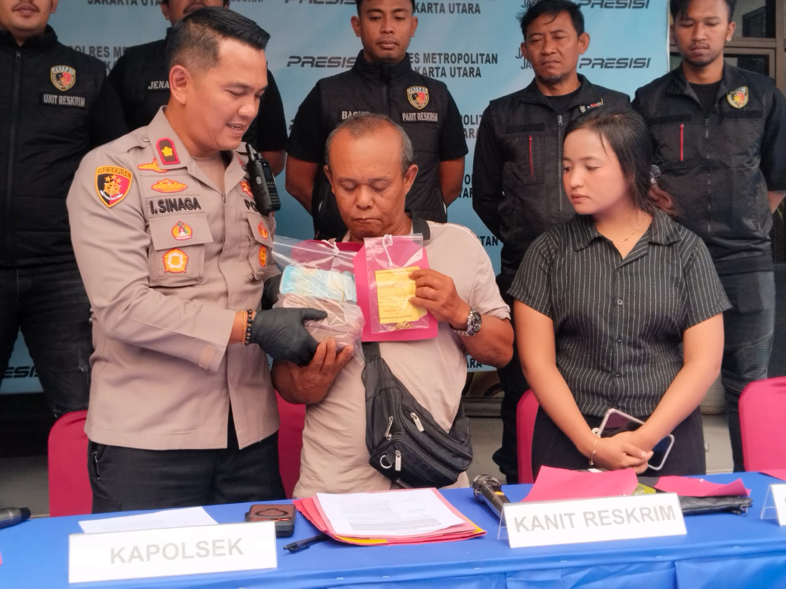 Polsek Pademangan Berhasil Ungkap Kasus Pencurian Rumah Kosong dalam Waktu Kurang dari 24 Jam, Pelaku Berhasil Ditangkap