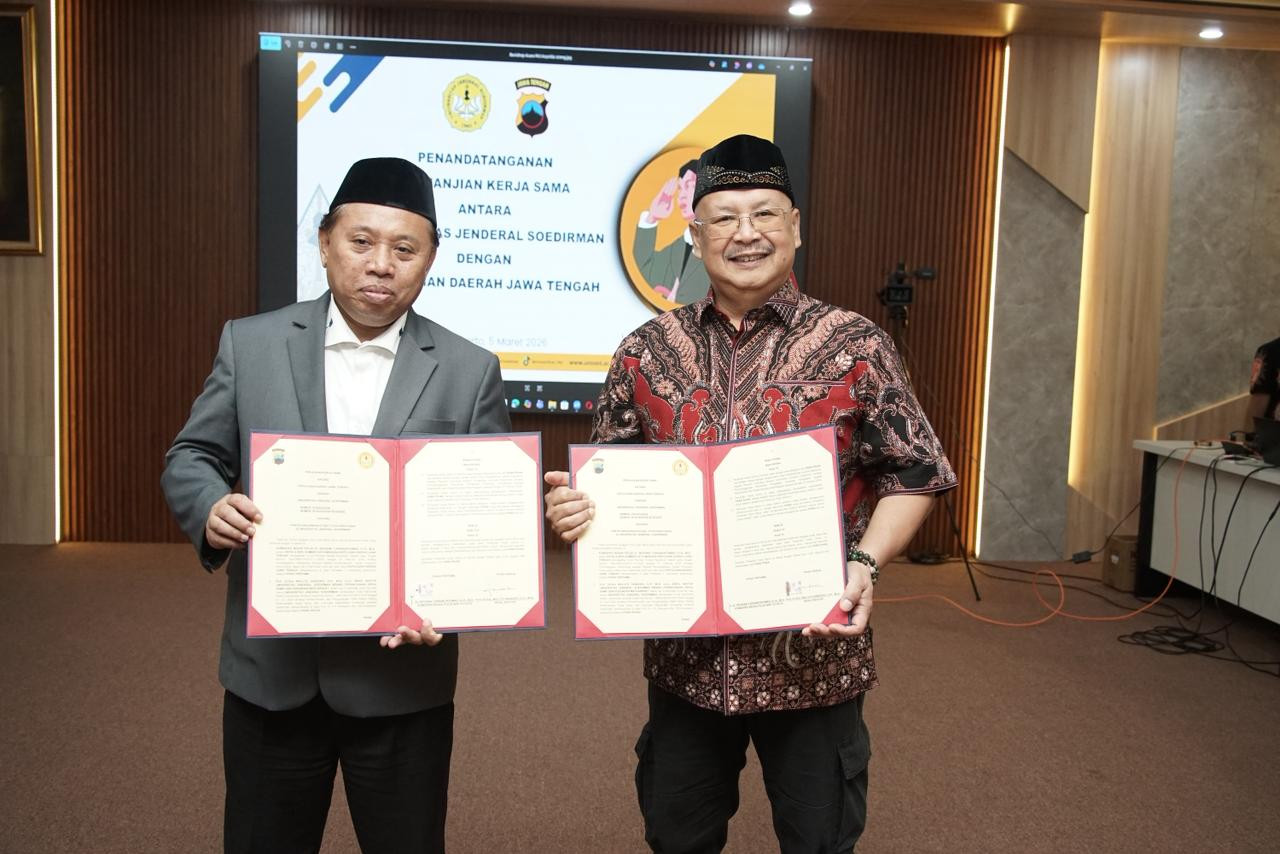 Polda Jateng dan Unsoed Resmikan Pusat Studi Kepolisian, Sinergikan Kepakaran Akademik untuk Ketahanan Pangan dan Kamtibmas