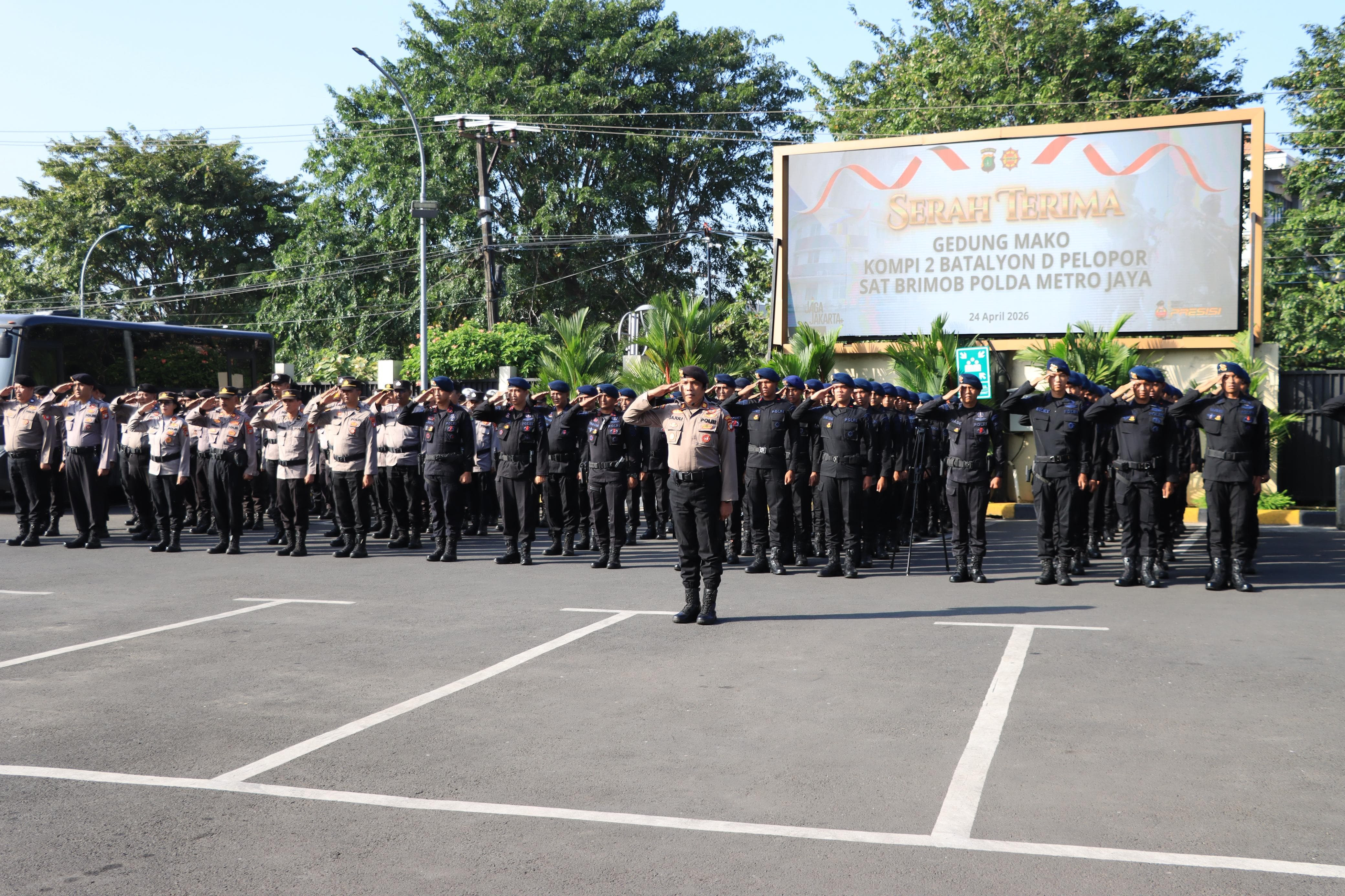 Serah Terima Mako Brimob, Perkuat Sinergi Jaga Keamanan Kota Bekasi