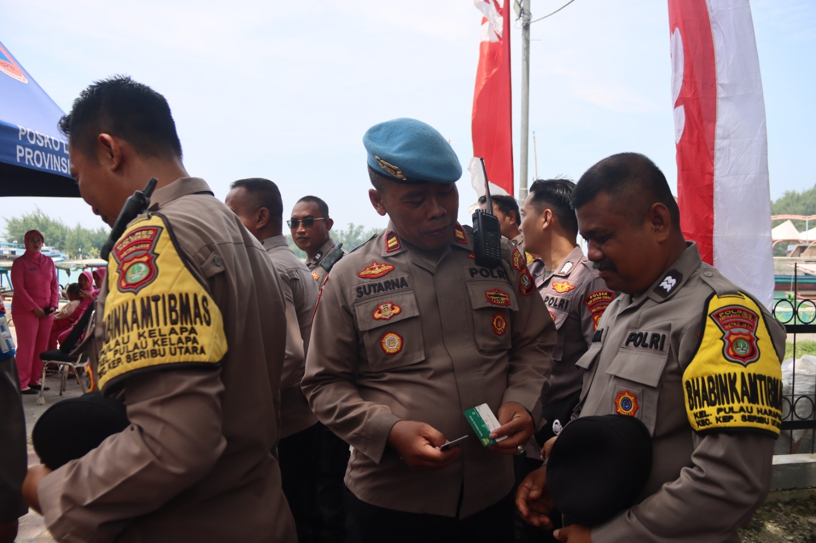 Kapolres Kepulauan Seribu Laksanakan Gaktiplin Anggota Polsek Kepulauan Seribu Utara