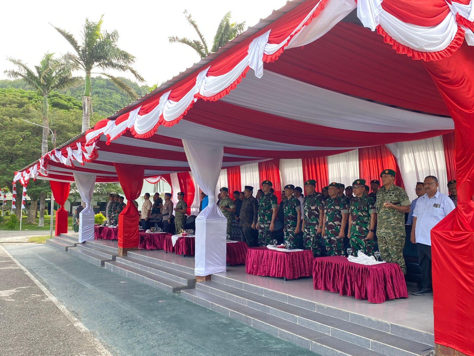 Danlanal Sabang Hadiri Penutupan Kegiatan Korps Kadet Republik Indonesia di Rindam Iskandar Muda