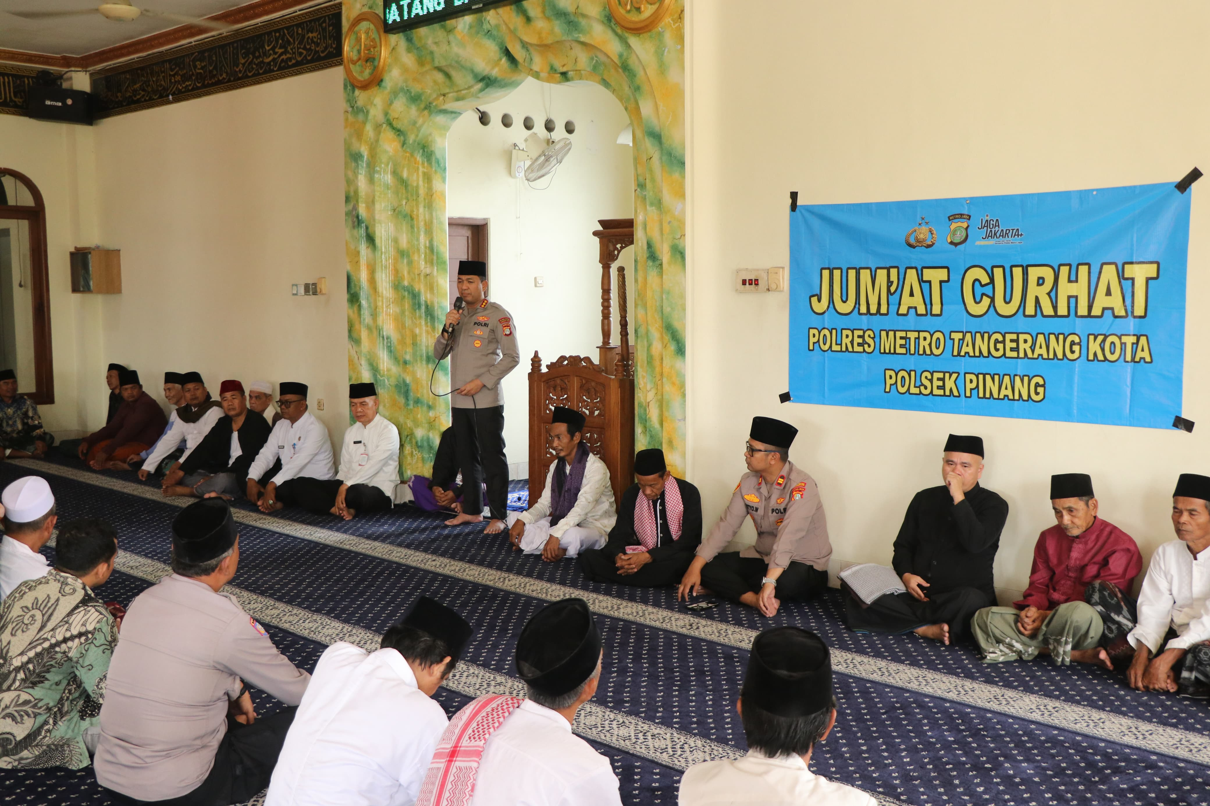 Dari Mimbar Masjid, Kapolres Metro Tangerang Kota Soroti Tawuran dan Penyalahgunaan Obat Terlarang