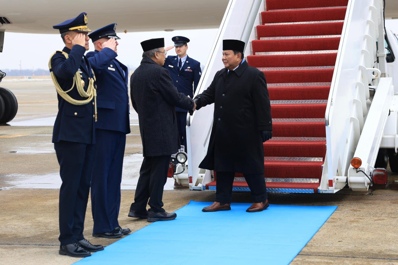 Prabowo Tiba di Washington DC, Siap Memulai Misi Ekonomi dan Perdagangan