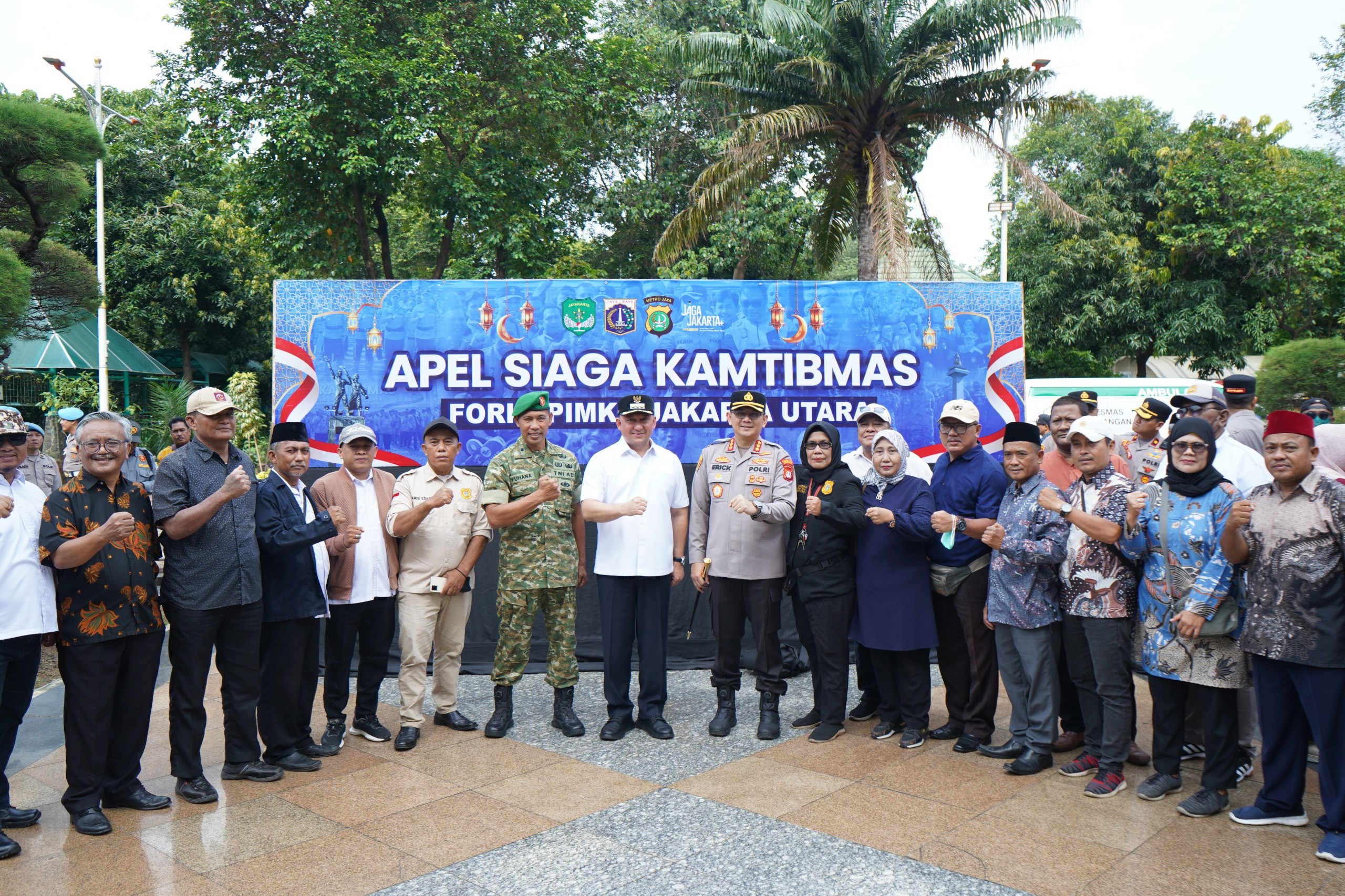 Forkopimko Jakarta Utara Gelar Apel Siaga Kamtibmas Bersama Potmas, Perkuat Pengamanan Ramadan hingga Idulfitri