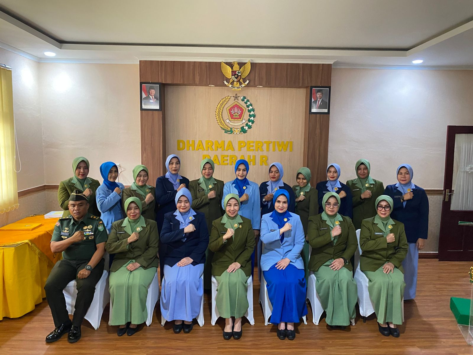 Ny. Widya Sadimin Resmi Diangkat Menjadi Wakil Ketua 2 Pengurus Dharma Pertiwi Daerah R