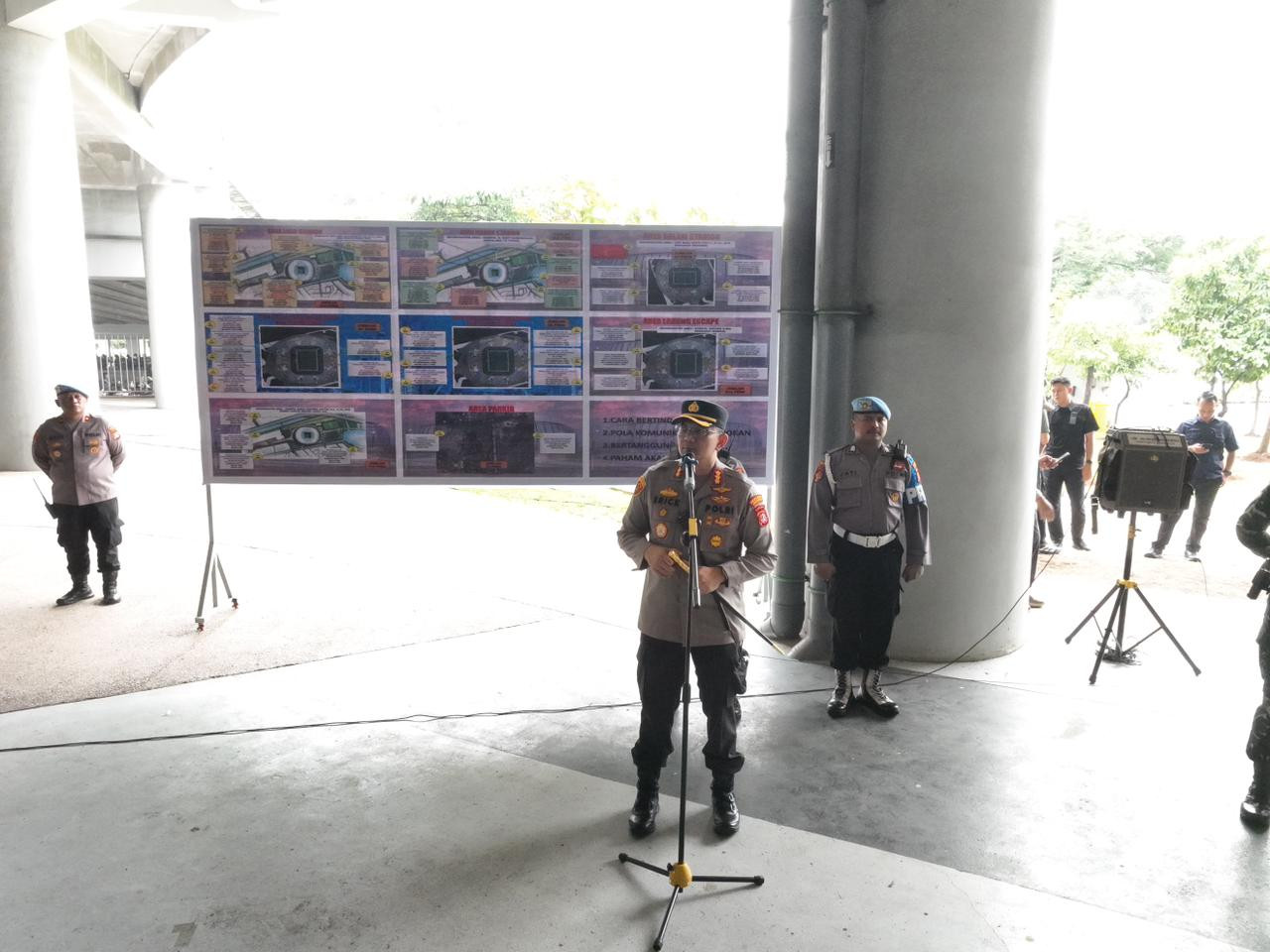 Kapolres Metro Jakarta Utara Pimpin Apel Pengamanan Persija Vs Semen Padang di JIS, Tekankan Pemeriksaan Ketat dan Humanis