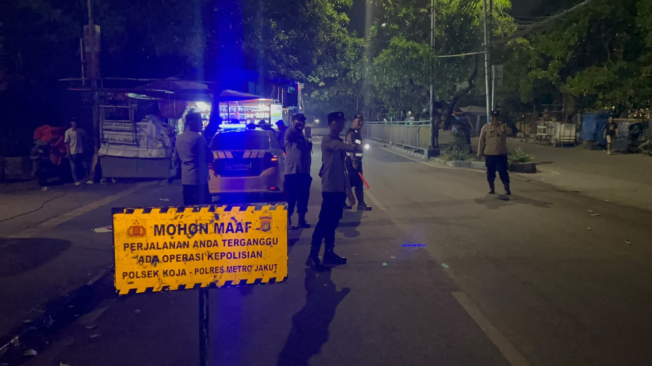 Patroli KRYD Polsek Koja Amankan Empat Pemuda Pembawa Minuman Beralkohol