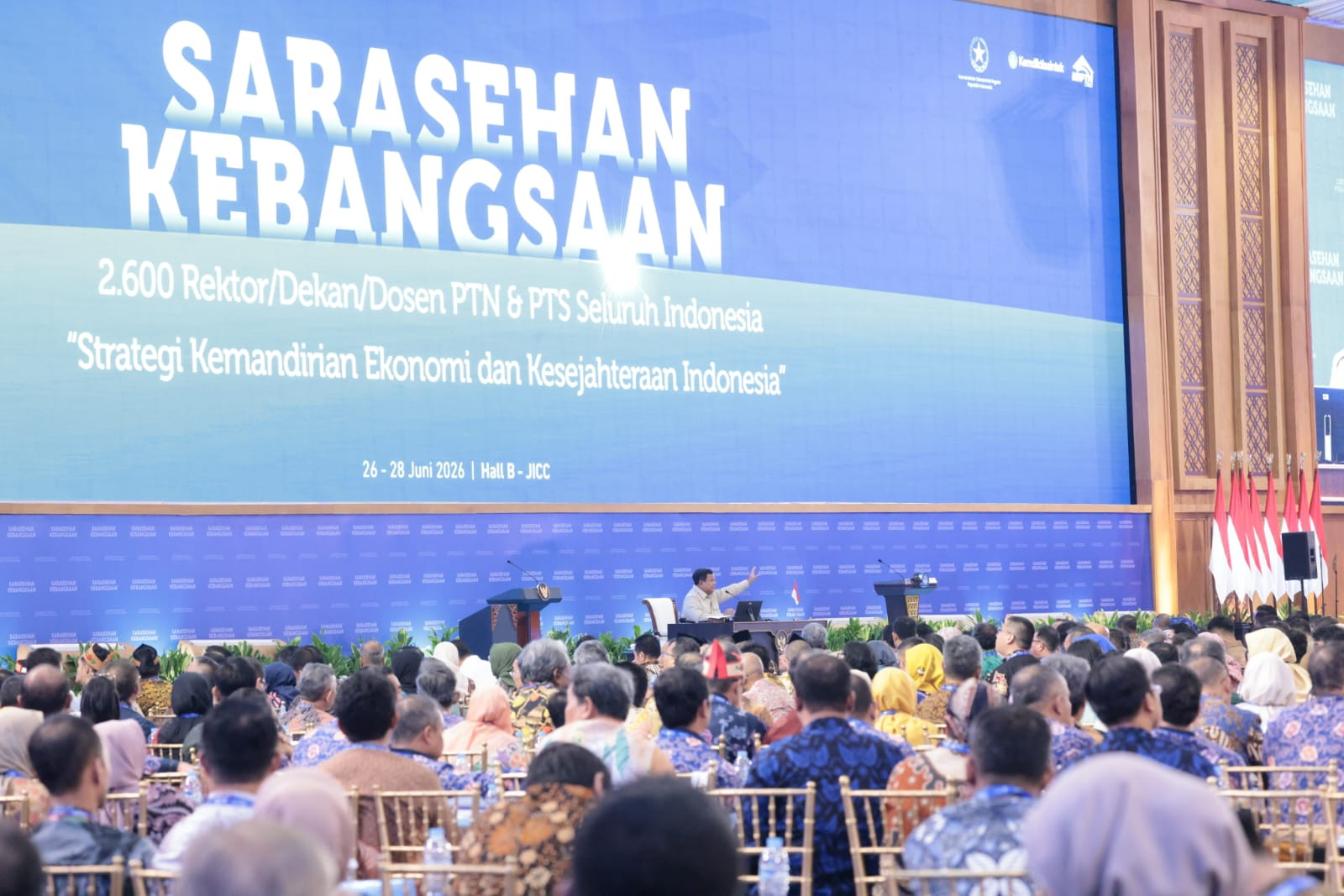 Prabowo Terima Usul dan Masukan dari Perguruan Tinggi: Saya Janji Baca dan Tindaklanjuti