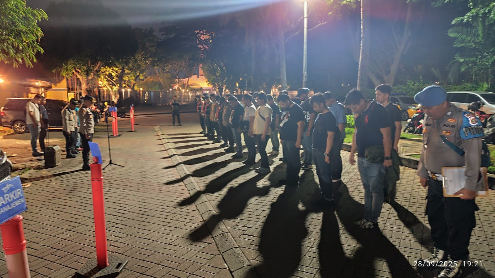 Polsek Pademangan Gelar Apel Konsolidasi Pengamanan Tasyakuran Muktamar ke-X PPP di Ancol