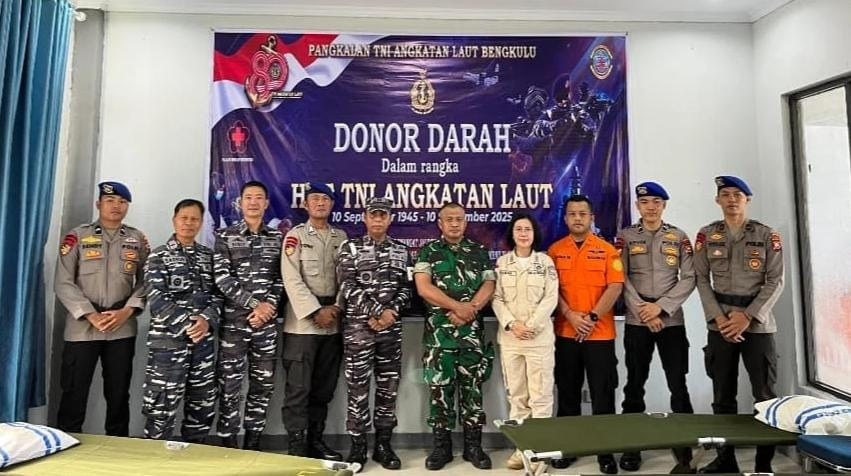 Jalesveva Jayamahe, Lanal Bengkulu Gelar Upacara HUT Ke-80 TNI AL