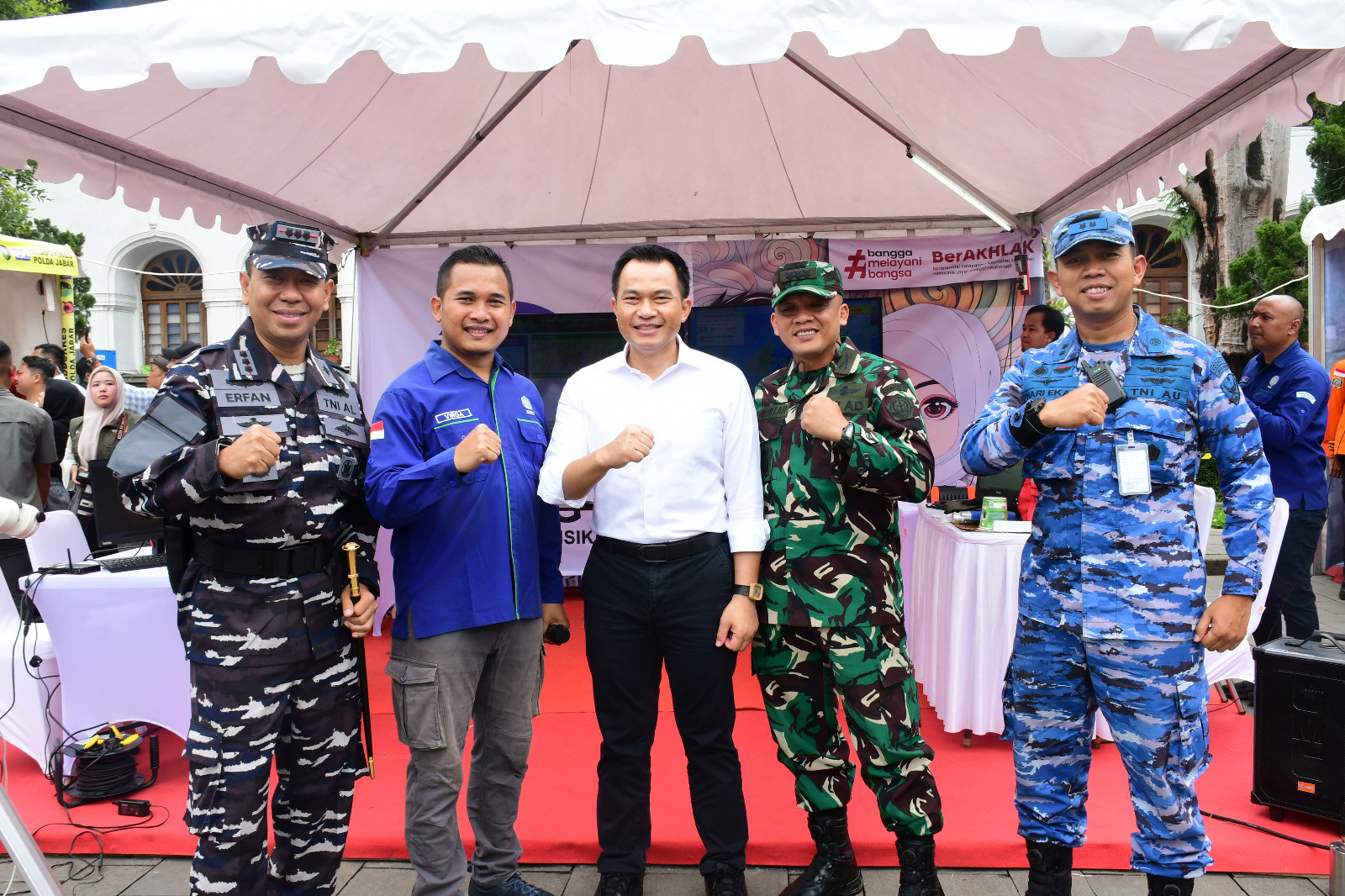 Komandan Lanal Bandung Beserta Prajurit Hadiri Apel Siaga Tanggap Bencana Tingkat Polda Jabar Tahun 2025