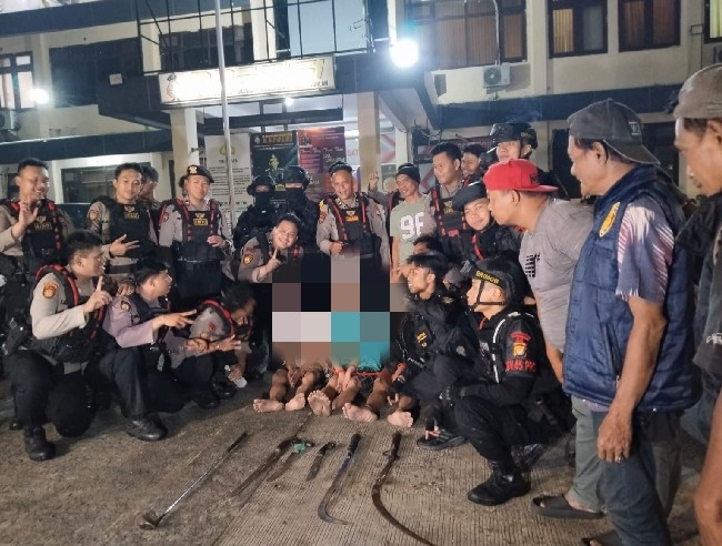 Respon Cepat Tim Presisi Polres Metro Jakarta Utara Amankan Tiga Pemuda Diduga Hendak Tawuran di Koja
