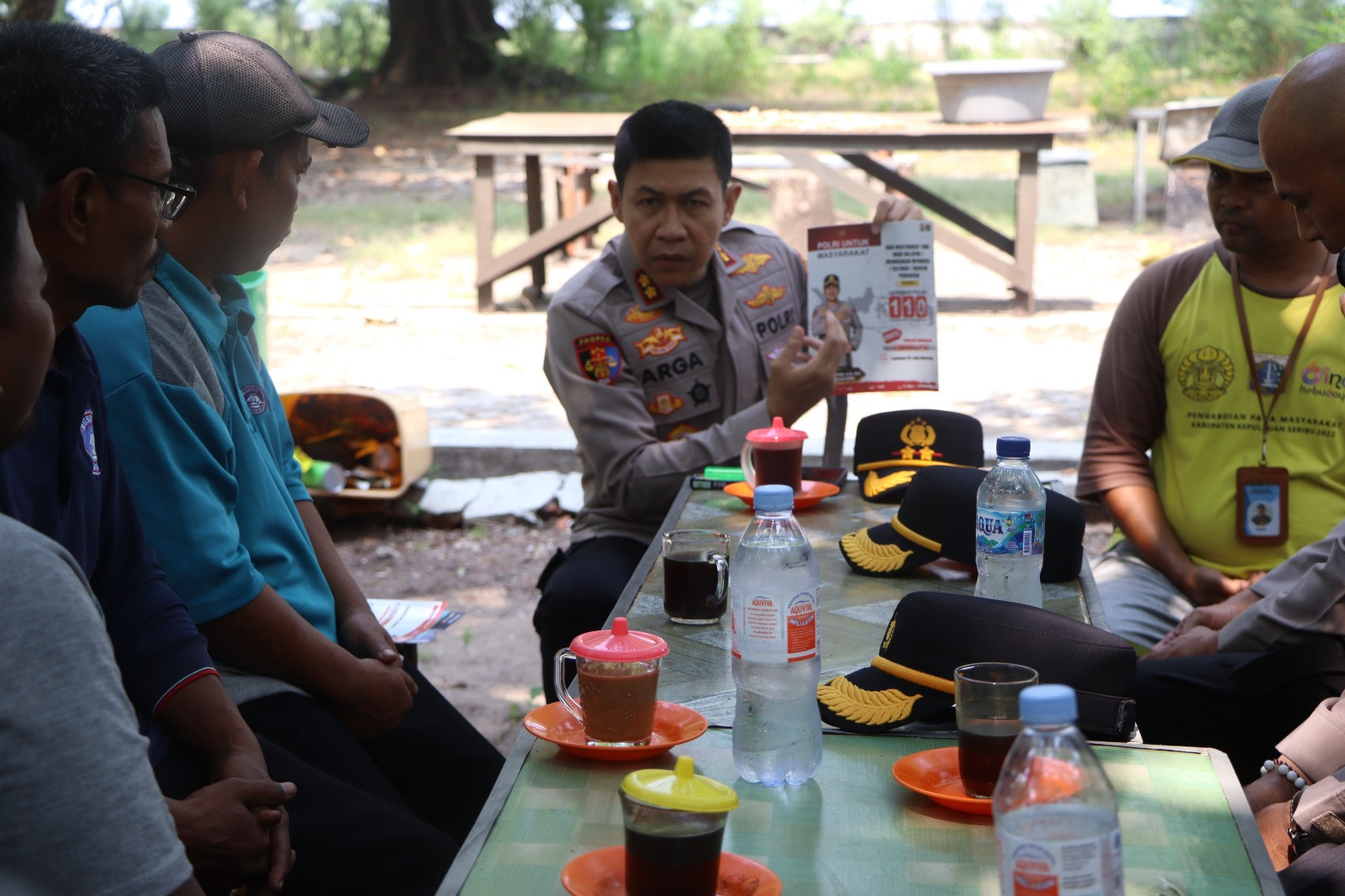 Kapolres Kepulauan Seribu Gelar Jumat Curhat dan Jaga Jakarta On The Spot di Pulau Harapan, Perkuat Sinergi Jaga Keamanan Wilayah