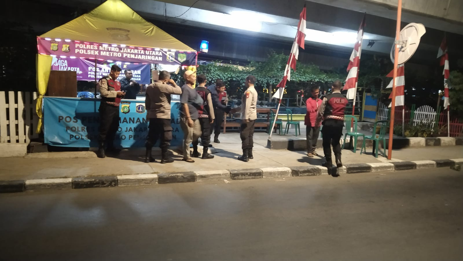 Patroli KRYD Polsek Metro Penjaringan Sisir Titik Rawan, Cegah Tawuran dan Kejahatan Jalanan