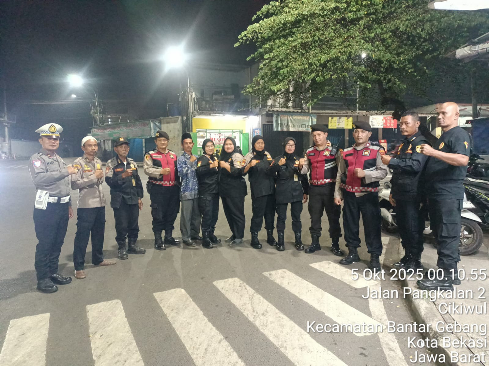 POLSEK BANTAR GEBANG GELAR OKJ, OPS JAYA 21 SERTA PATROLI SKALA SEDANG ANTISIPASI GUANTIBMAS
