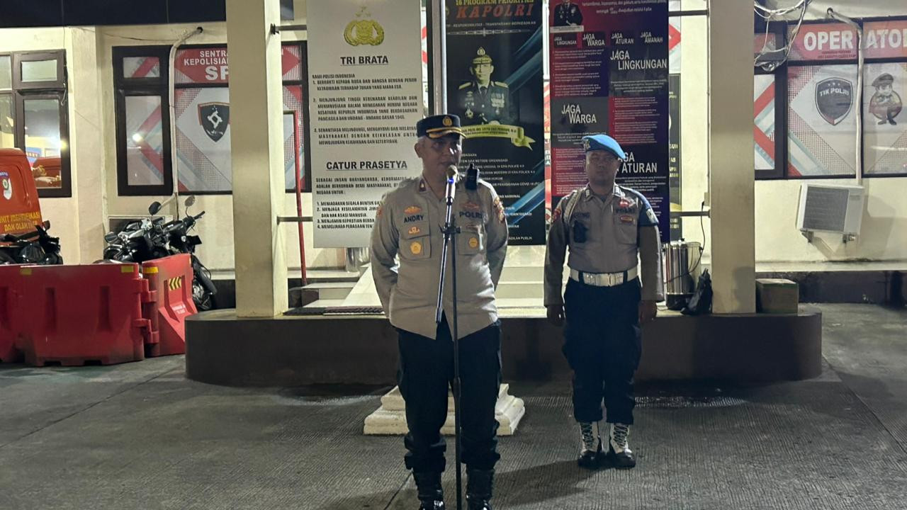 Polsek Koja Gelar Apel KRYD, Antisipasi Tawuran dan Kejahatan Jalanan