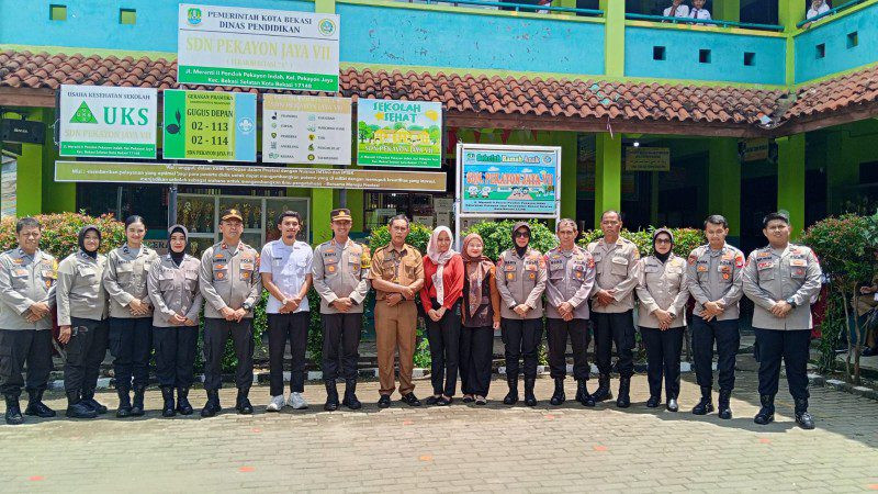 Distribusi Makan Bergizi Gratis Polri SDN Pekayon Jaya VII