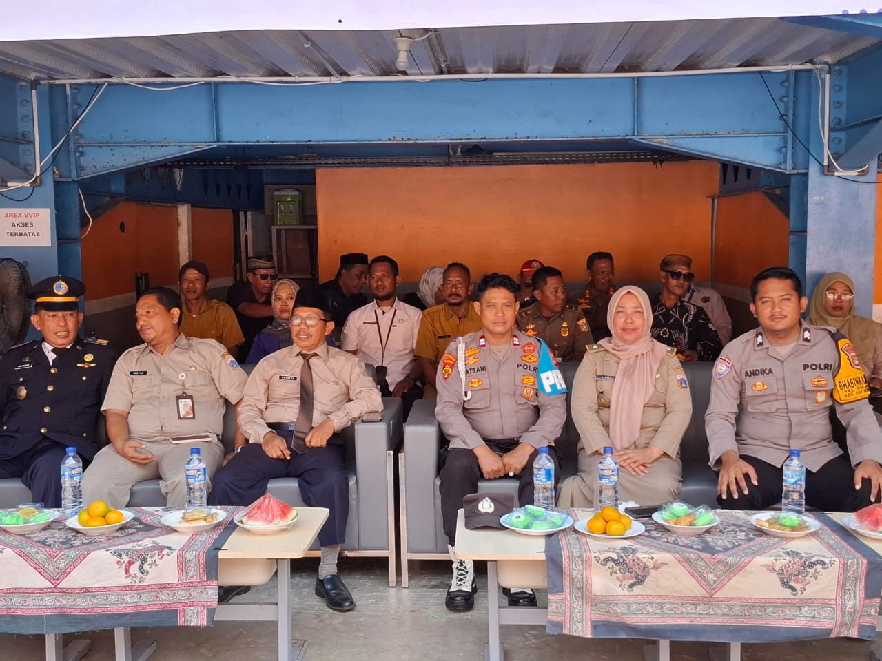 Bhabinkamtibmas Pulau Tidung Hadiri Pelantikan 114 Taruna-Taruni SMKN 61 Jakarta Angkatan XVIII Tahun 2025