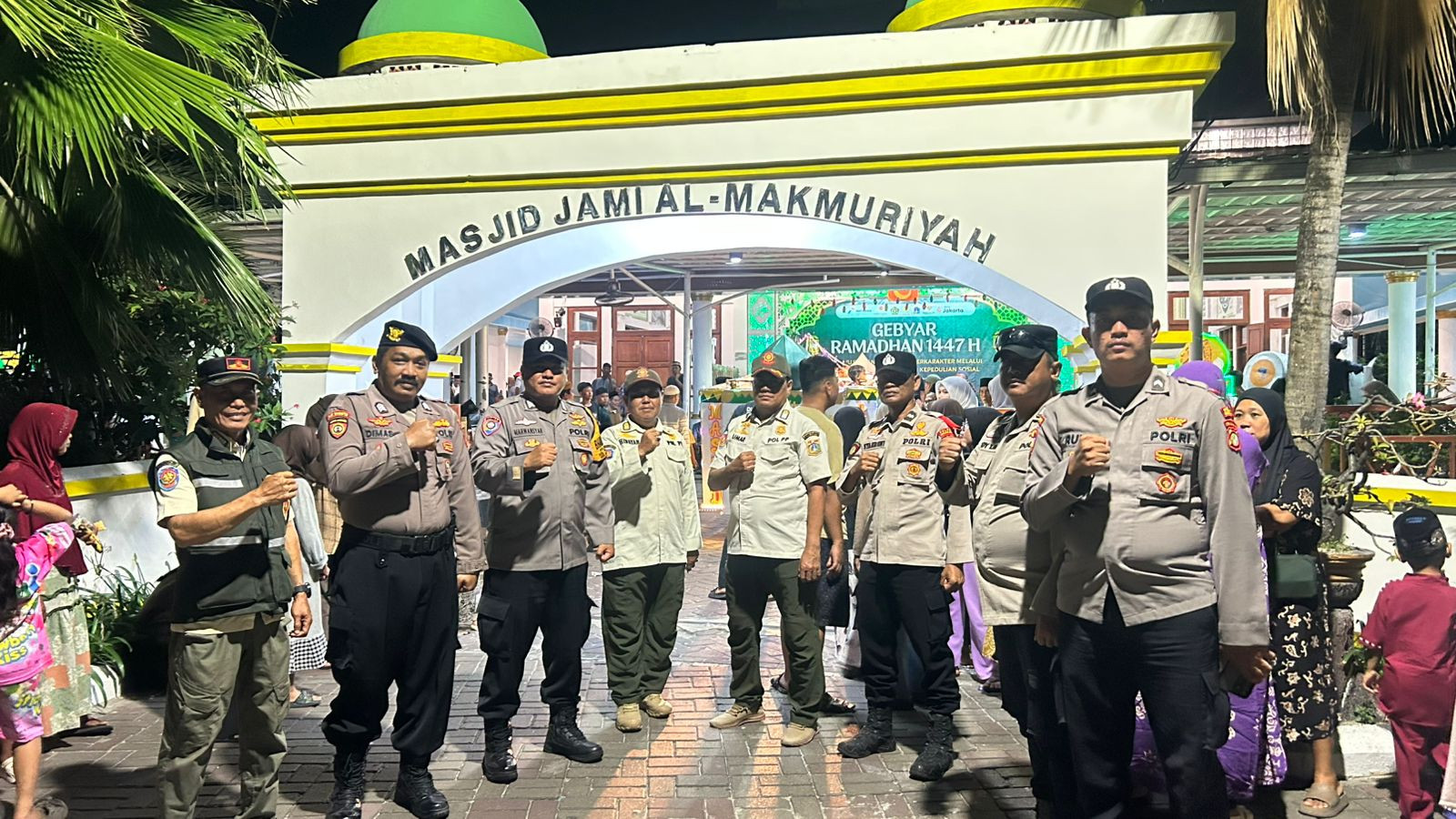 Polres Kepulauan Seribu Amankan Pawai Malam Takbiran Idul Fitri 1447 H dalam Rangka Ops Ketupat Jaya 2026
