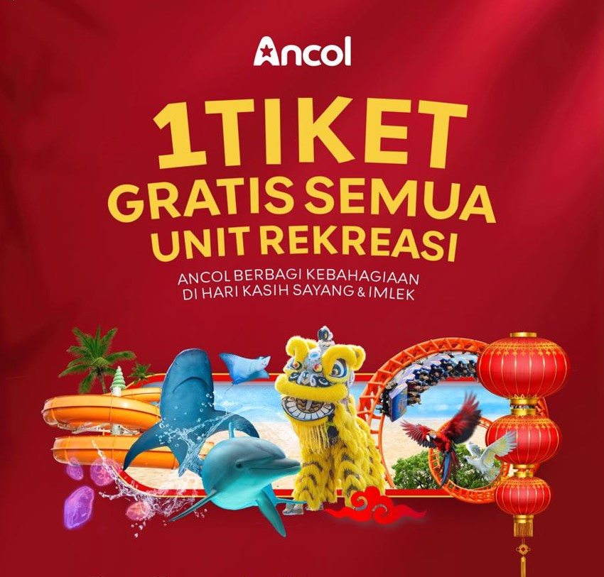 Liburan Hemat di Ancol! Satu Tiket Rp150 Ribu untuk Semua Wahana