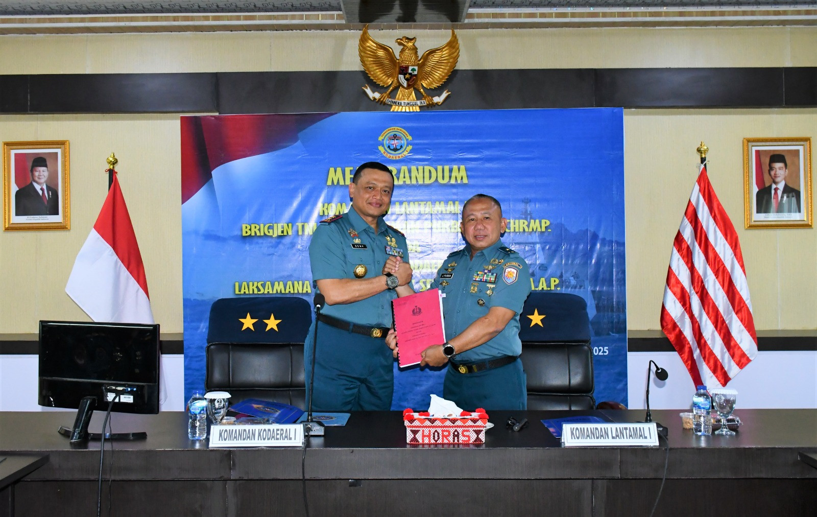 Danlanal Simeulue Hadiri Validasi Organisasi Kodaeral I Guna Perkuat Pertahanan Laut di Wilayah Perairan Sumatera Utara