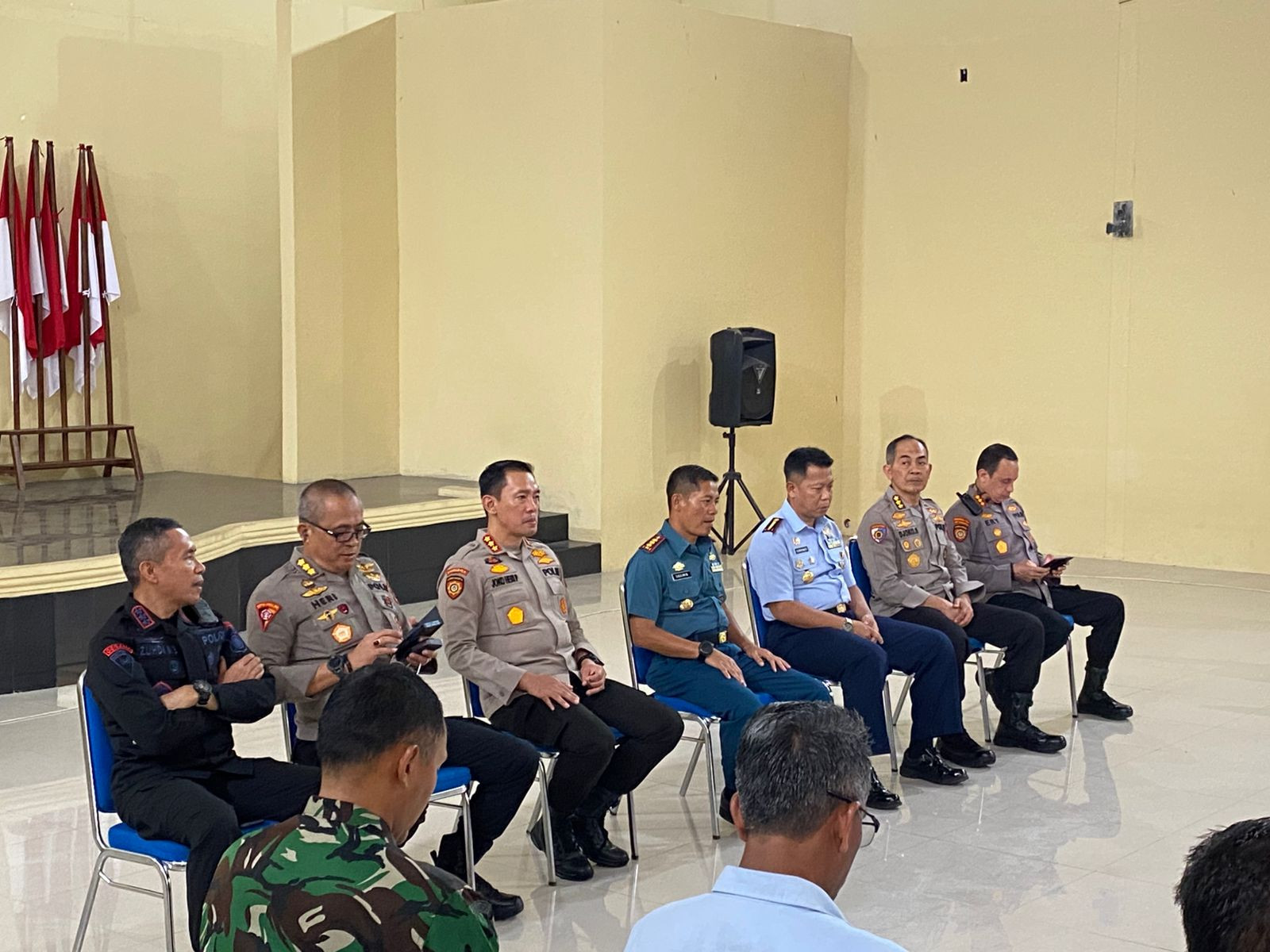 Komandan Lanal Sabang Hadiri Kegiatan TFG (Tactical Floor Game) Rencana Pengamanan Unjuk Rasa