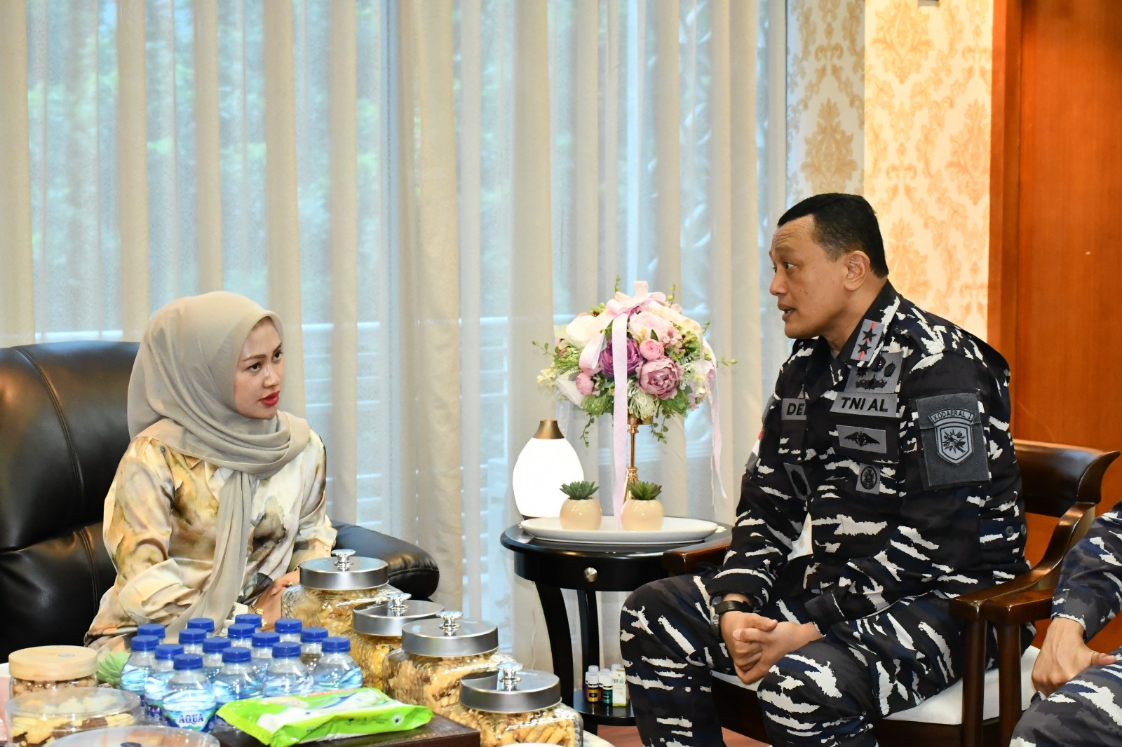 Tingkatkan Silaturahmi, Komandan Kodaeral I Laksanakan Courtesy Call Kepada Ketua DPRD Sumatera Utara
