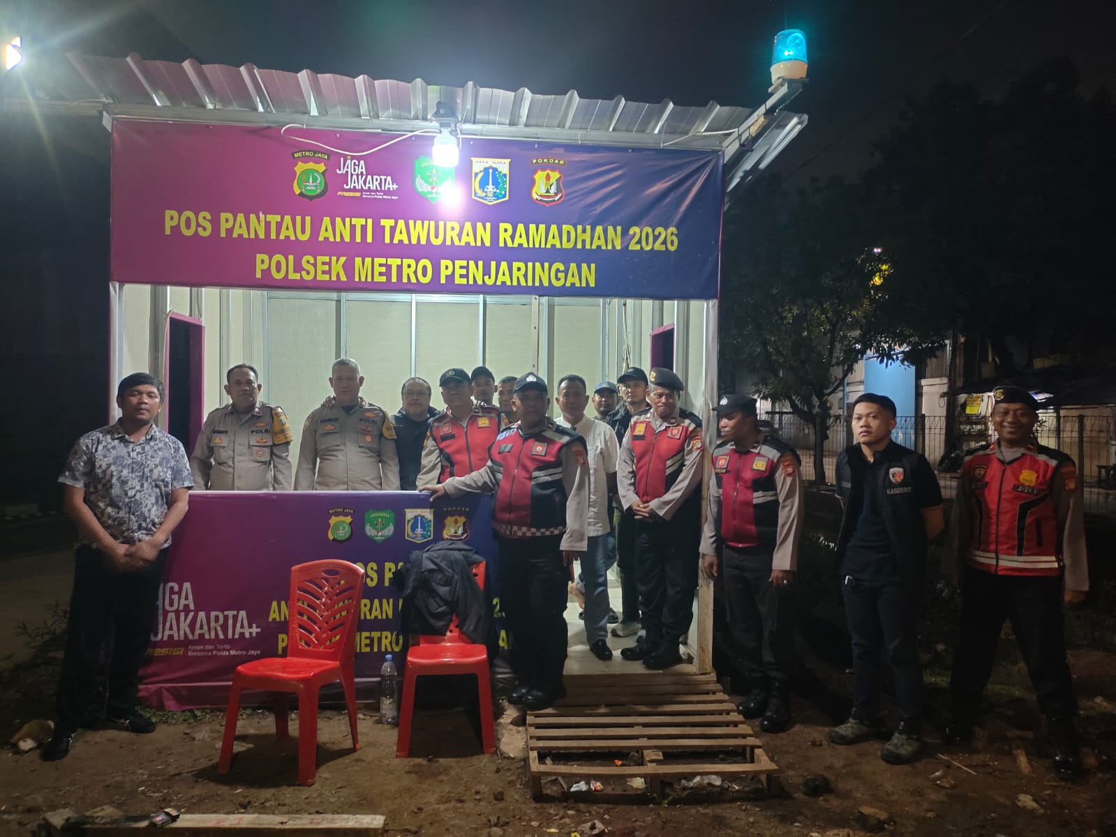 Polsek Metro Penjaringan Gelar Apel KRYD, Antisipasi Tawuran dan Kejahatan Jalanan di Malam Hari