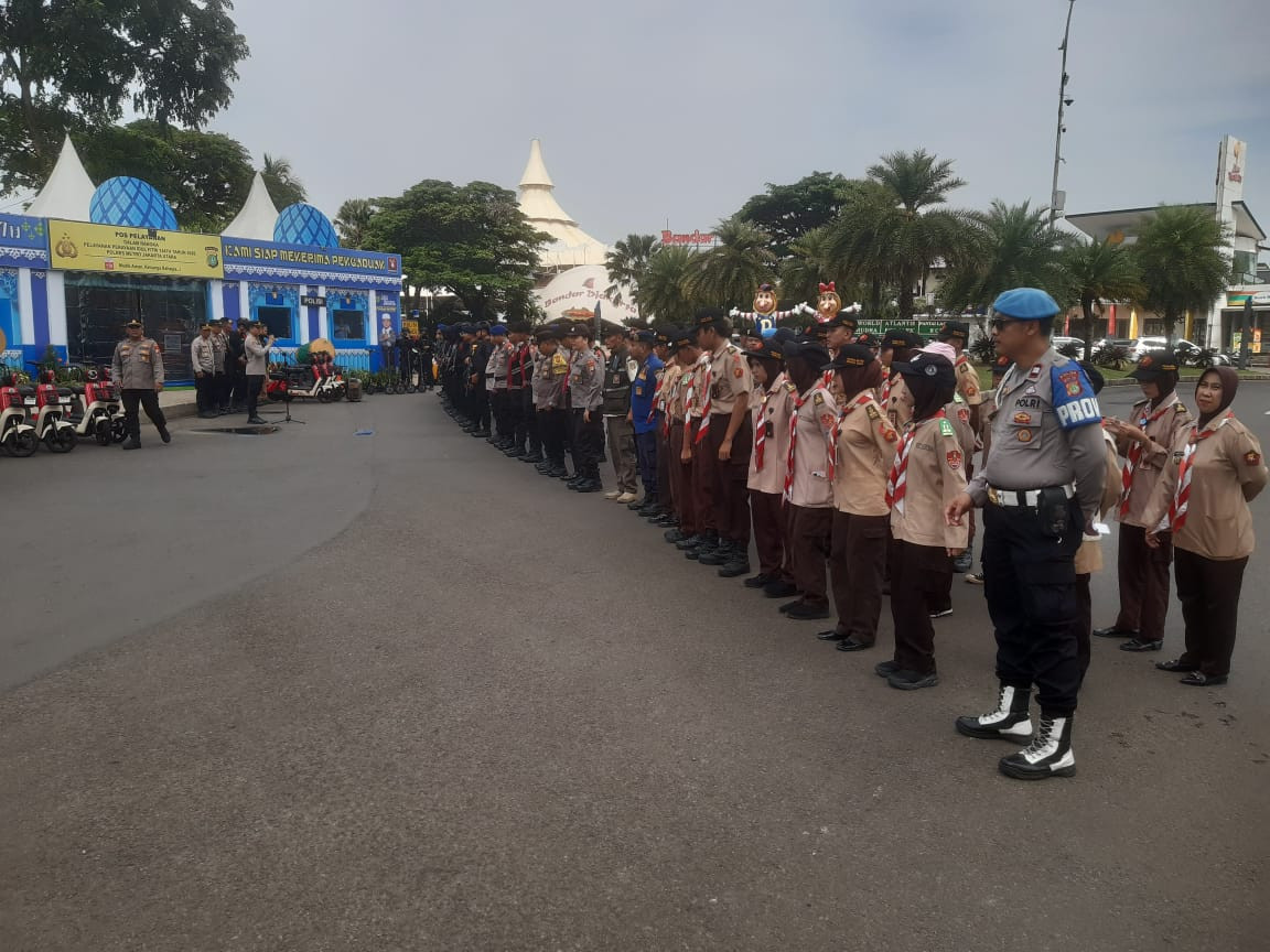 Apel Pengamanan Wisata Ancol, Kapolsek Pademangan Tekankan Pelayanan Humanis