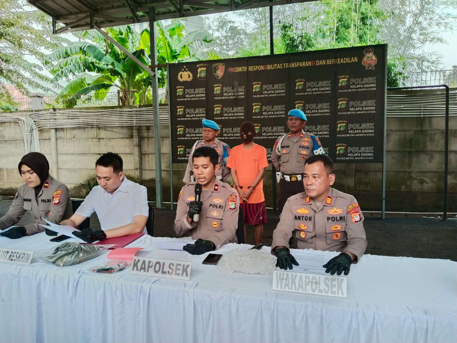 Unit Reskrim Polsek Kelapa Gading Tangkap Dua Pelaku Curanmor